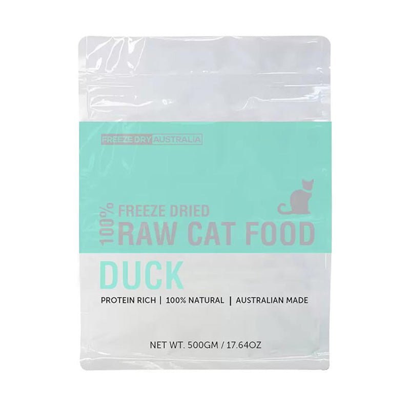 Freeze Dry Australia 100% Freeze Dried Raw Cat Food – Duck (2 Sizes) - CreatureLand