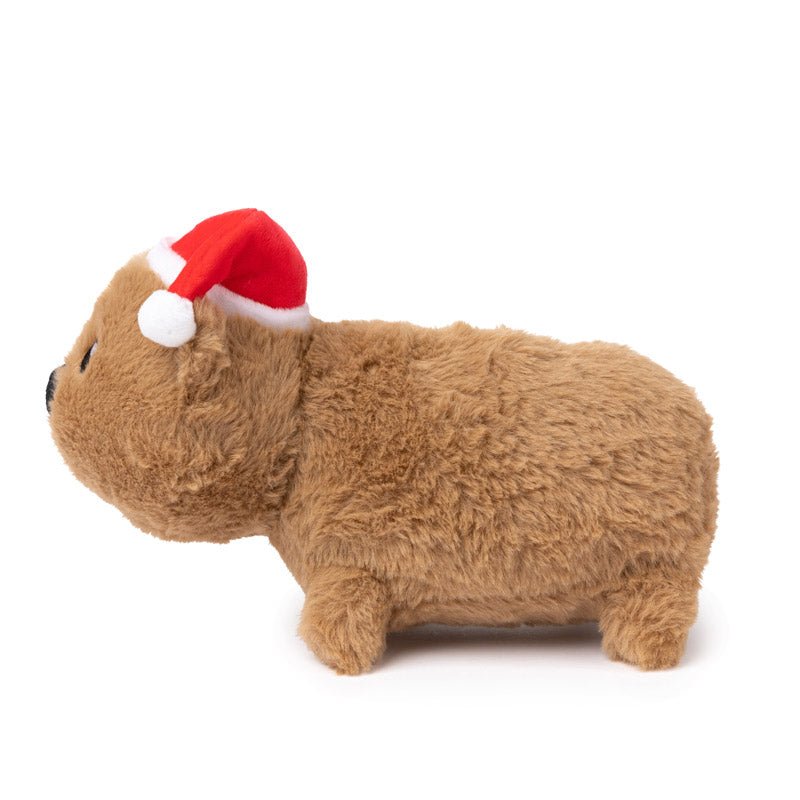 FuzzYard Christmas Dog Toy - Felix - Navidad the Wombat - CreatureLand