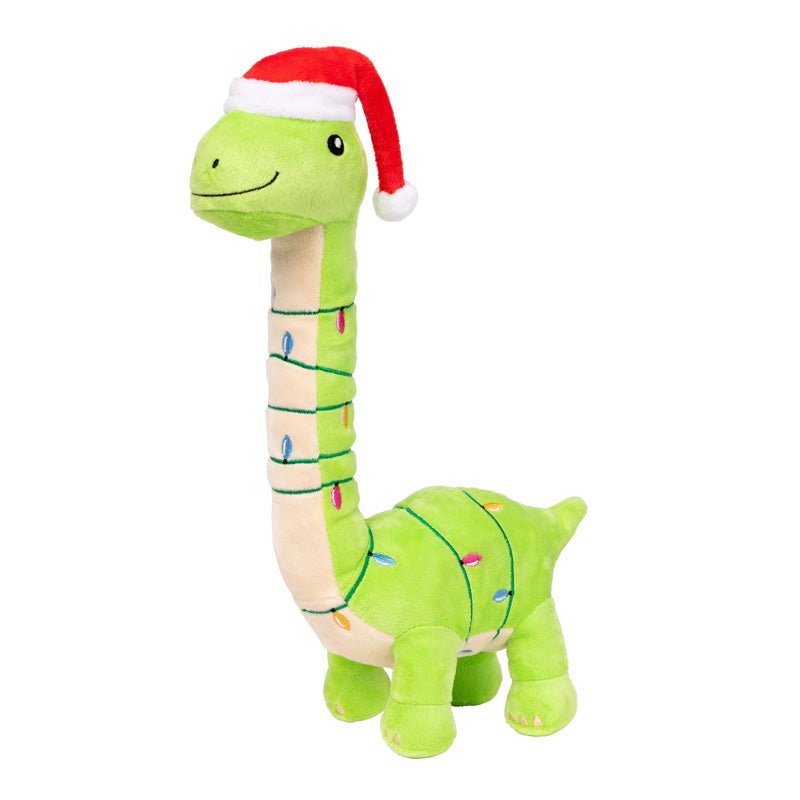 FuzzYard Christmas Dog Toy - Lit - a - Saurus - CreatureLand