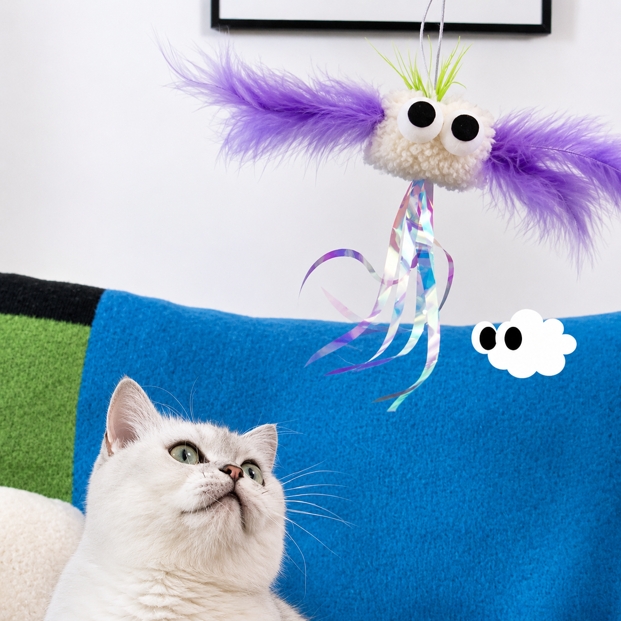 Fuzzy Flyer Cat Teaser (3 Designs)