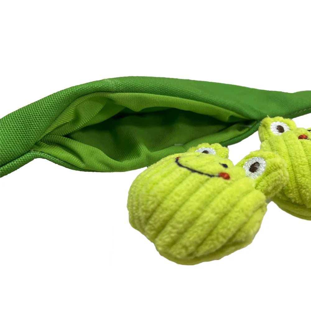 Gigwi Pet Meow Than 1 Catnip Plush Cat Toy | Legume With Frogs - CreatureLand