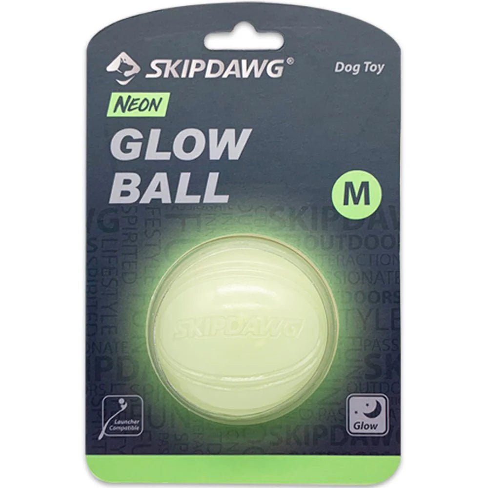 Gigwi Pet SkipDawg Neon Glow Ball Dog Toy - CreatureLand