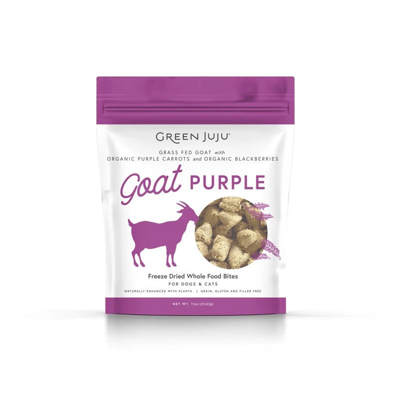 Green Juju Goat Purple Freeze Dried Whole Food Bites - CreatureLand