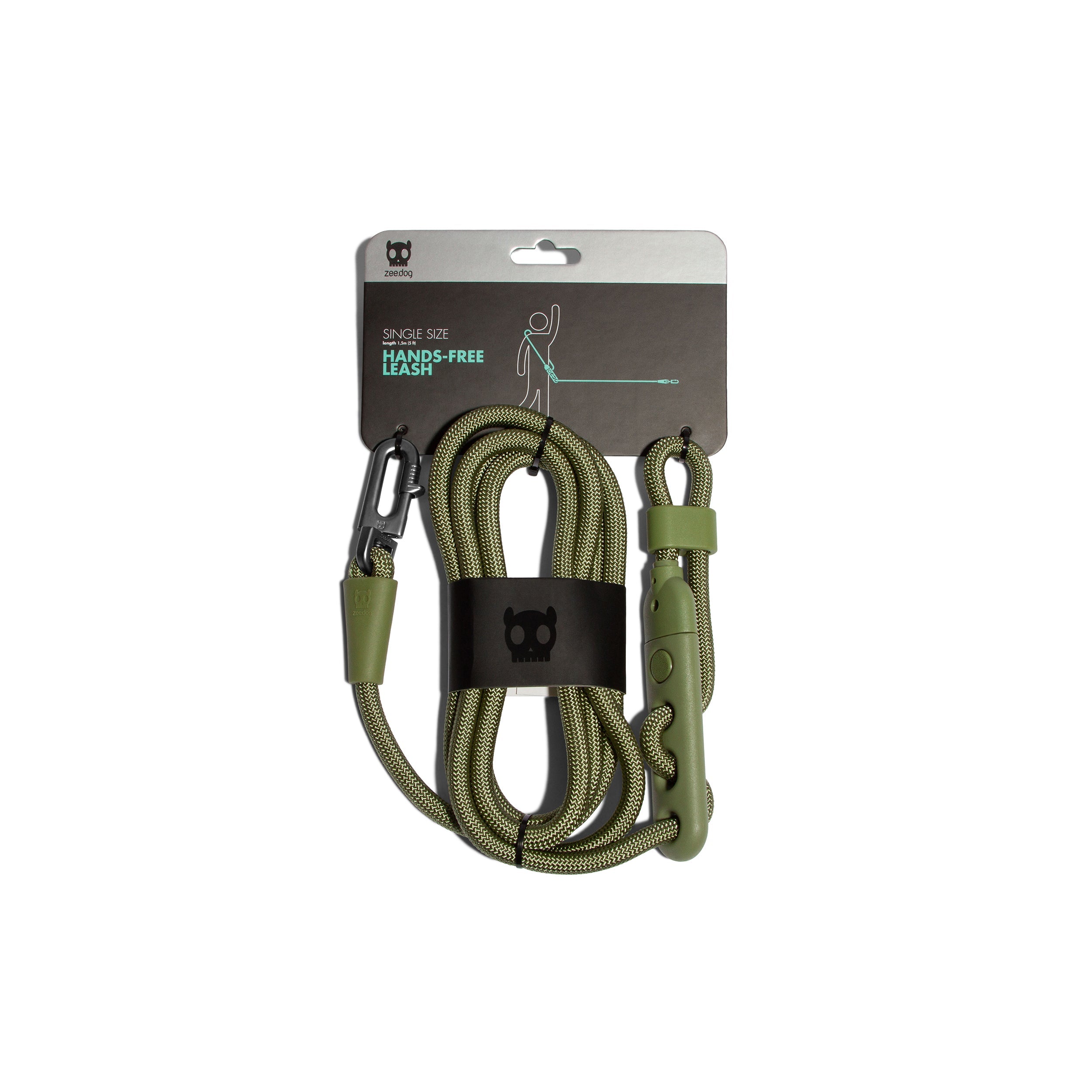 Army Green Handsfree Leash