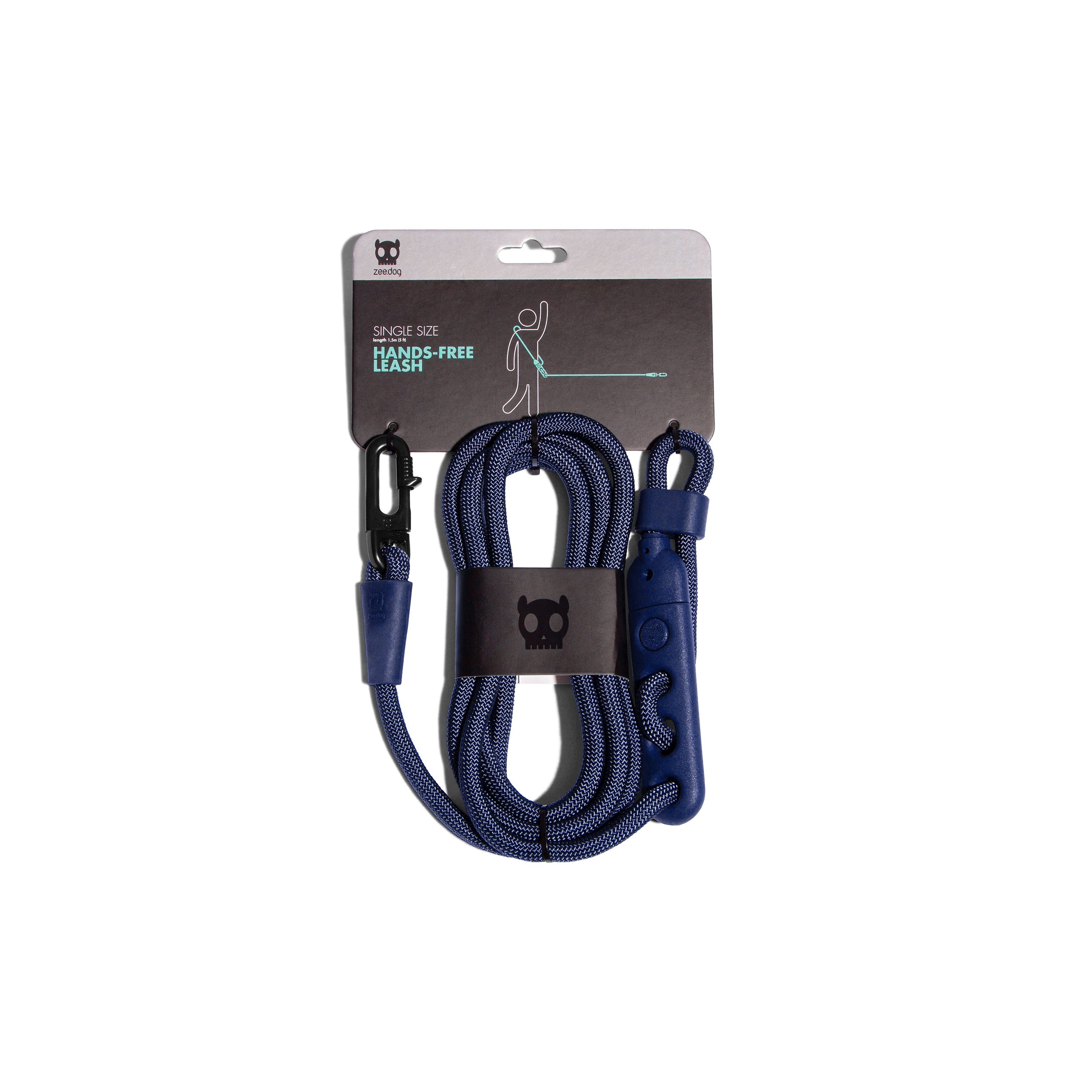 Deep Blue Handsfree Leash