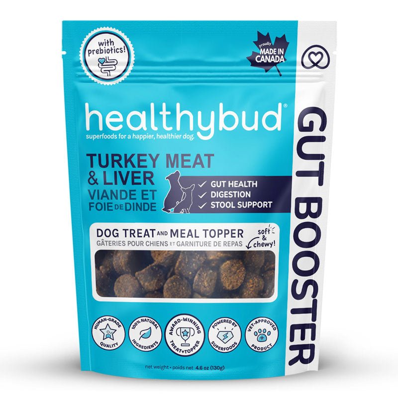 Healthybud Functional Turkey Gut Booster Dog Treats/Topper (130g) - CreatureLand