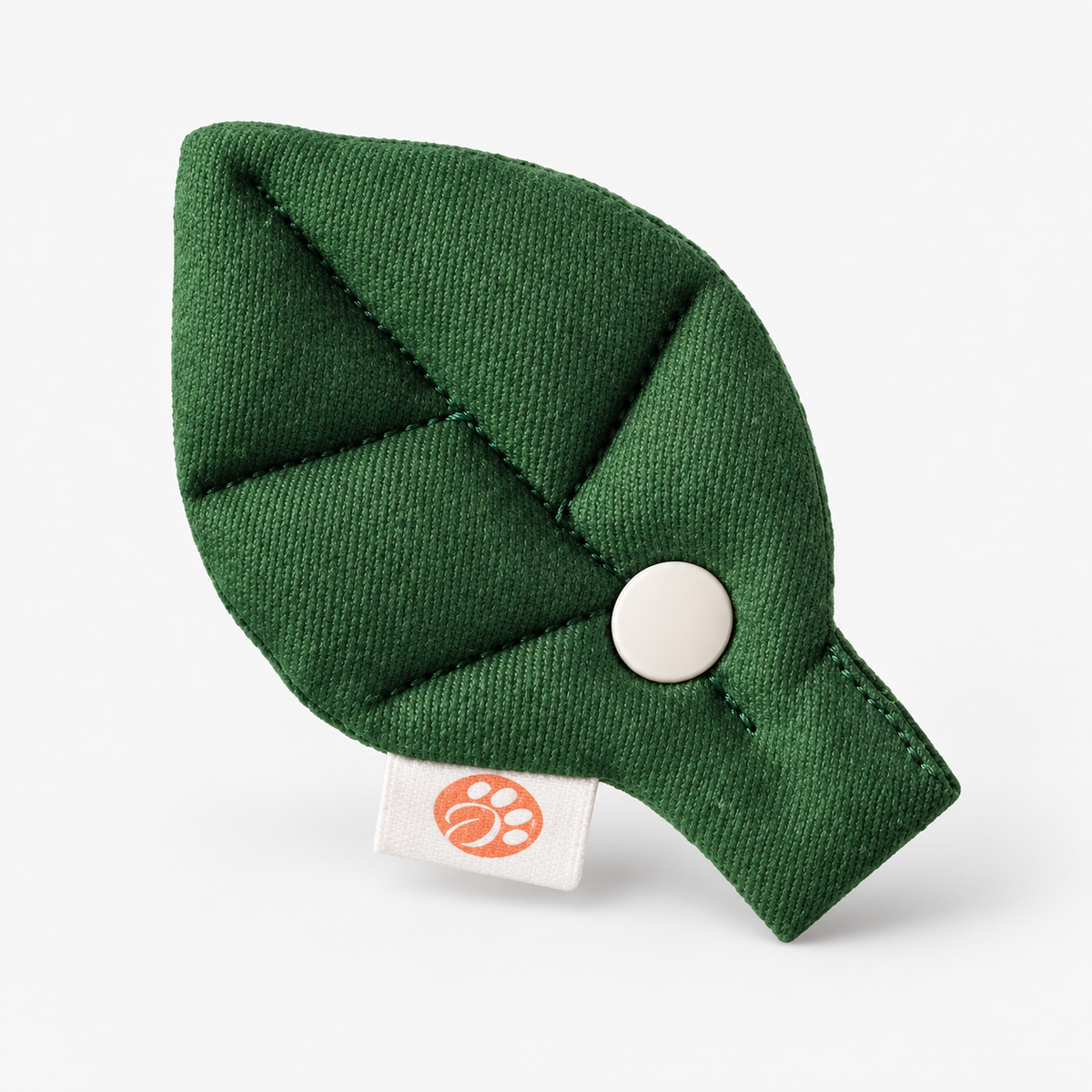 HIKOINU Baby Leaf pet collar clip in Dark Green
