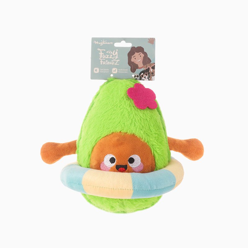 HugSmart Beach Daze - Summer Avocado Squeaker Toy - CreatureLand