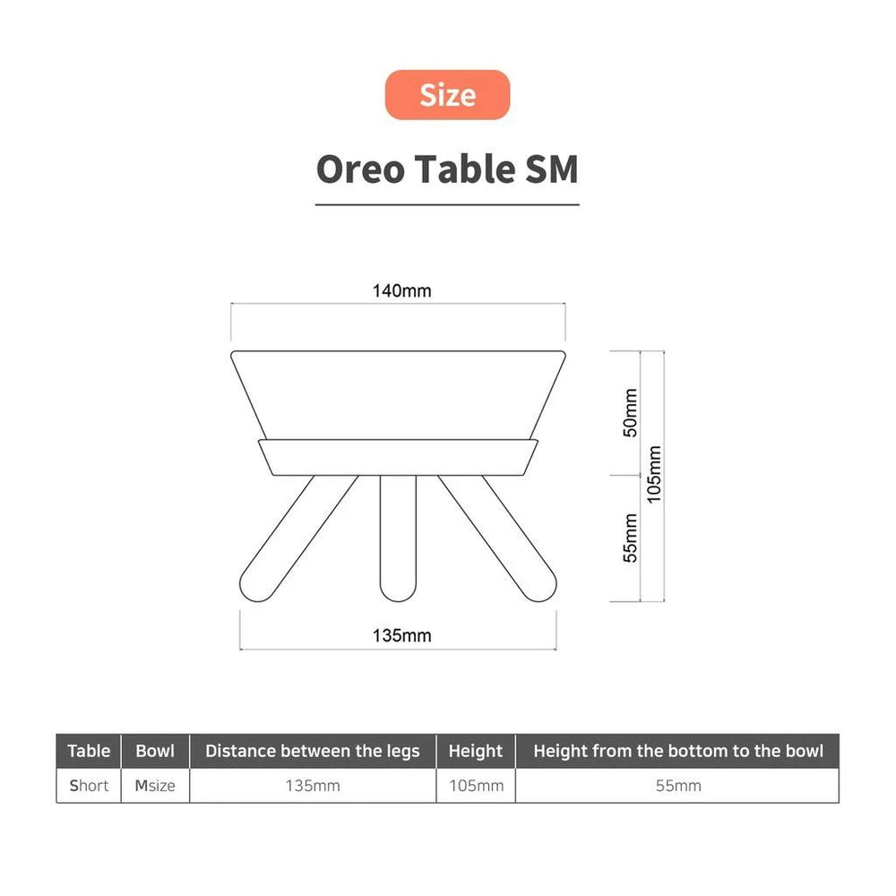 Inherent Oreo Bowl - Wood Beige | CreatureLand.