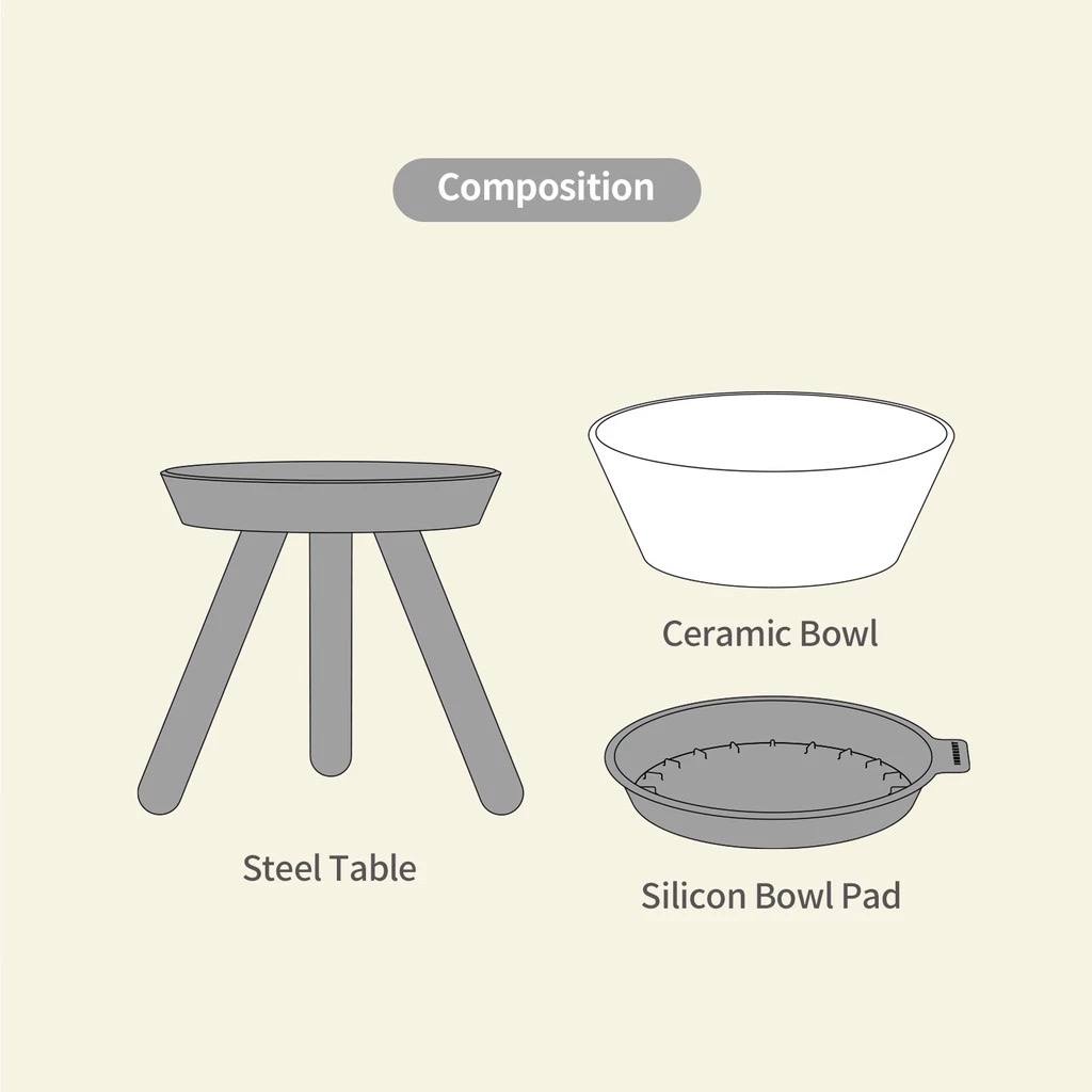 Inherent Oreo Table Wood Beige (4 Sizes) - CreatureLand