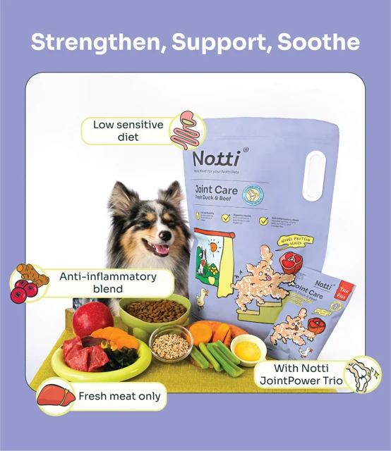 Notti Joint Care Fresh Duck & Beef Dog Dry Food