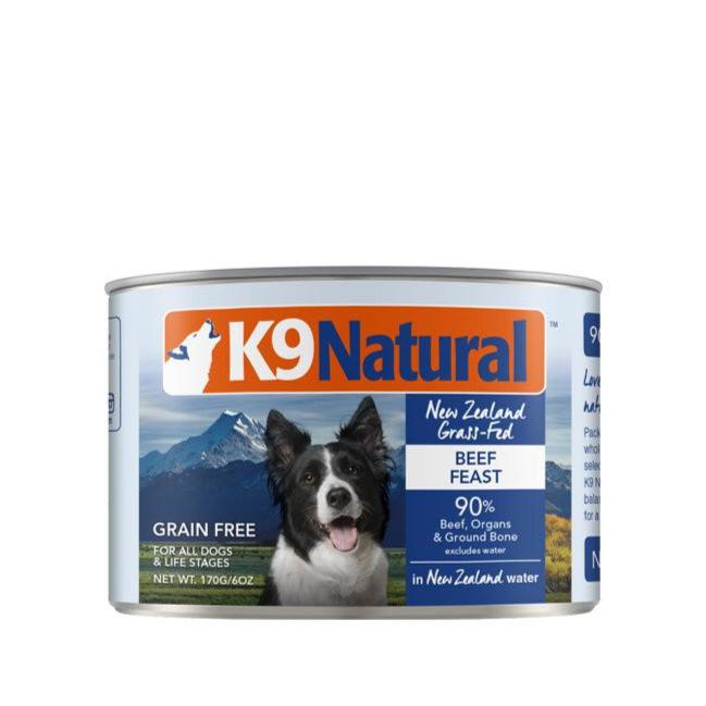 K9 Natural Beef Feast Canned Dog Food (170g) - CreatureLand