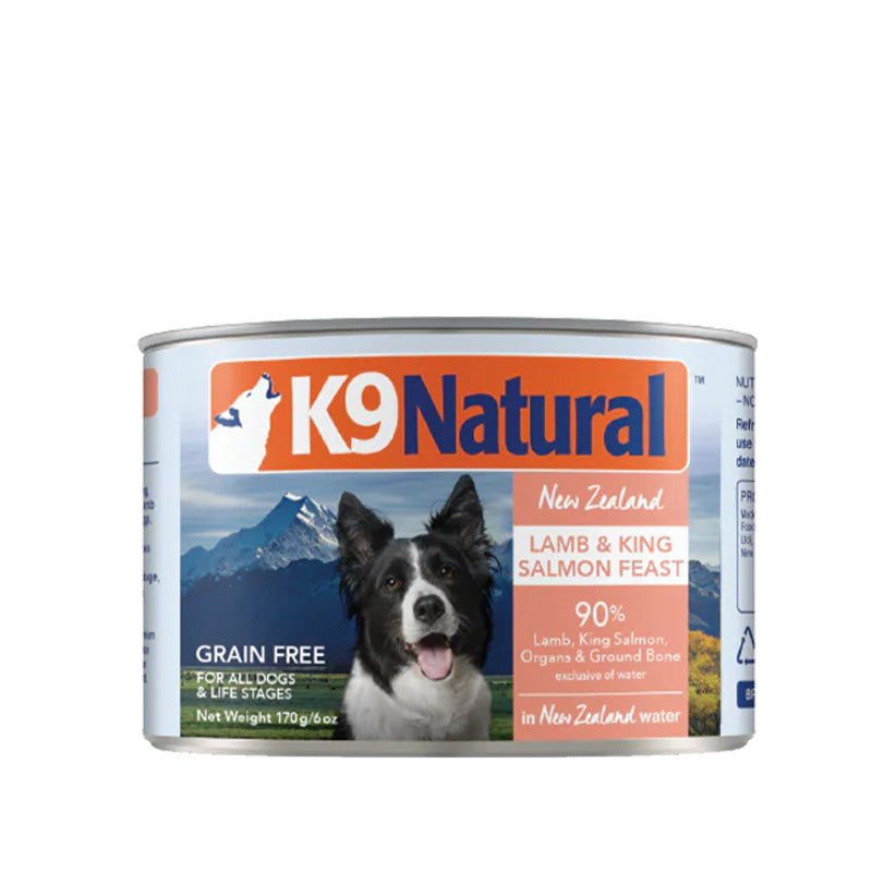 K9 Natural Lamb & King Salmon Feast Canned Dog Food (170g) - CreatureLand