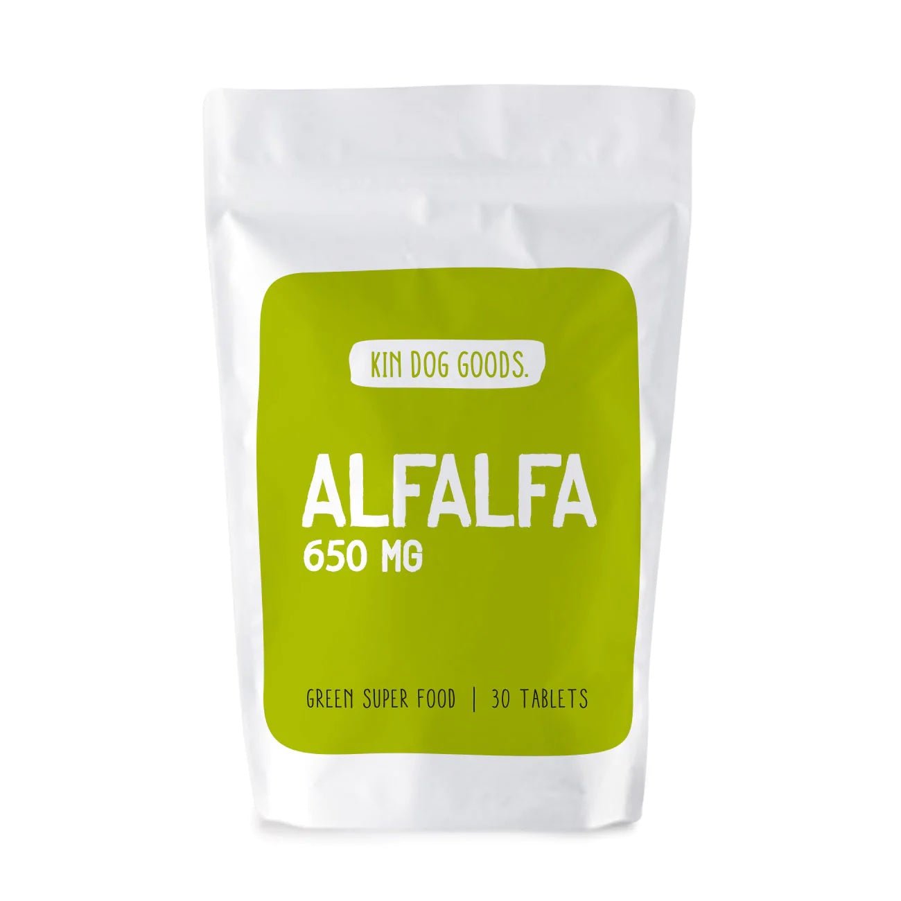 Kin Dog Goods Alfafa Dog Supplement (30 tablets) - CreatureLand