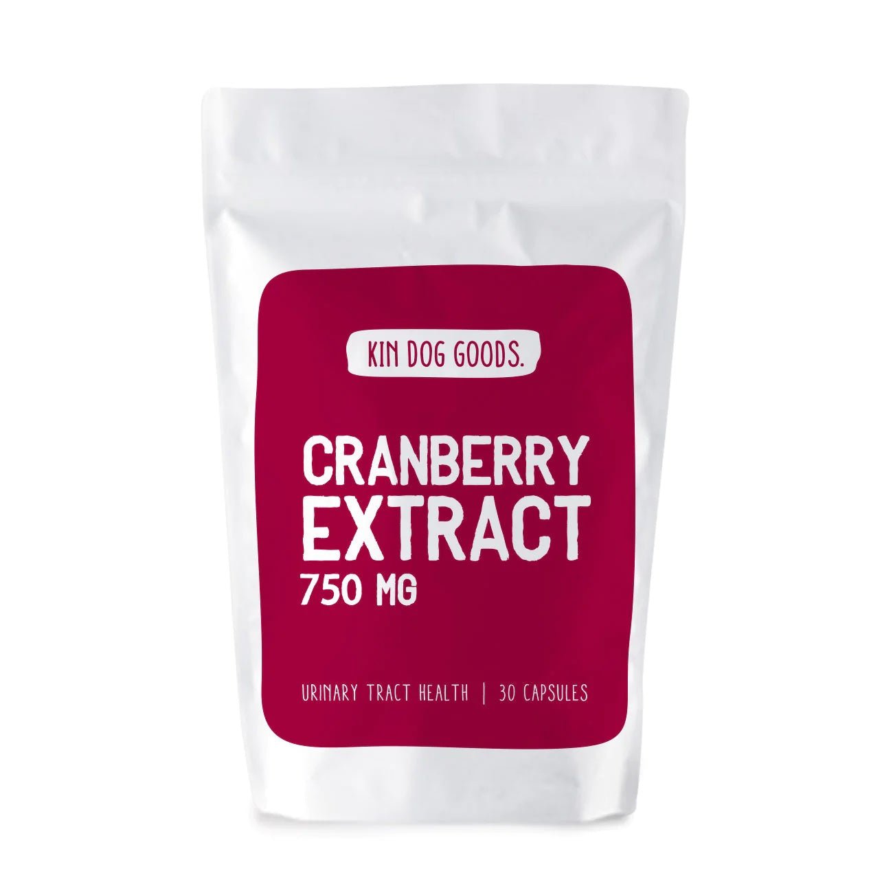 Kin Dog Goods Cranberry Extract Dog and Cat Supplement (30 caps) - CreatureLand