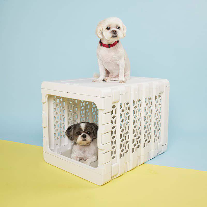 KindTail PAWD® | Modern Collapsible Plastic Dog & Pet Crate - CreatureLand