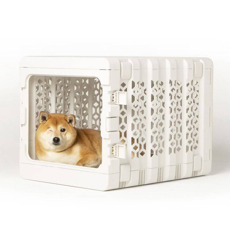 KindTail PAWD® | Modern Collapsible Plastic Dog & Pet Crate - CreatureLand