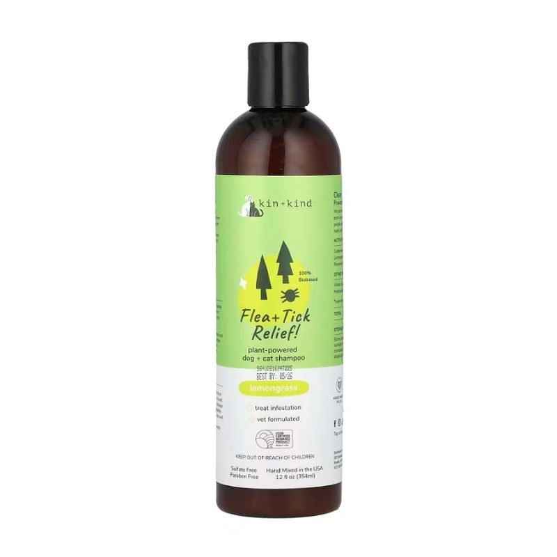 Lemongrass Flea & Tick Shampoo For Dogs & Cats (354ml)