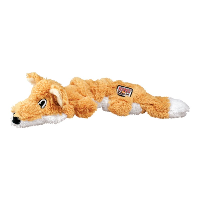 KONG® Scrunch Knots Fox Dog Toy - CreatureLand