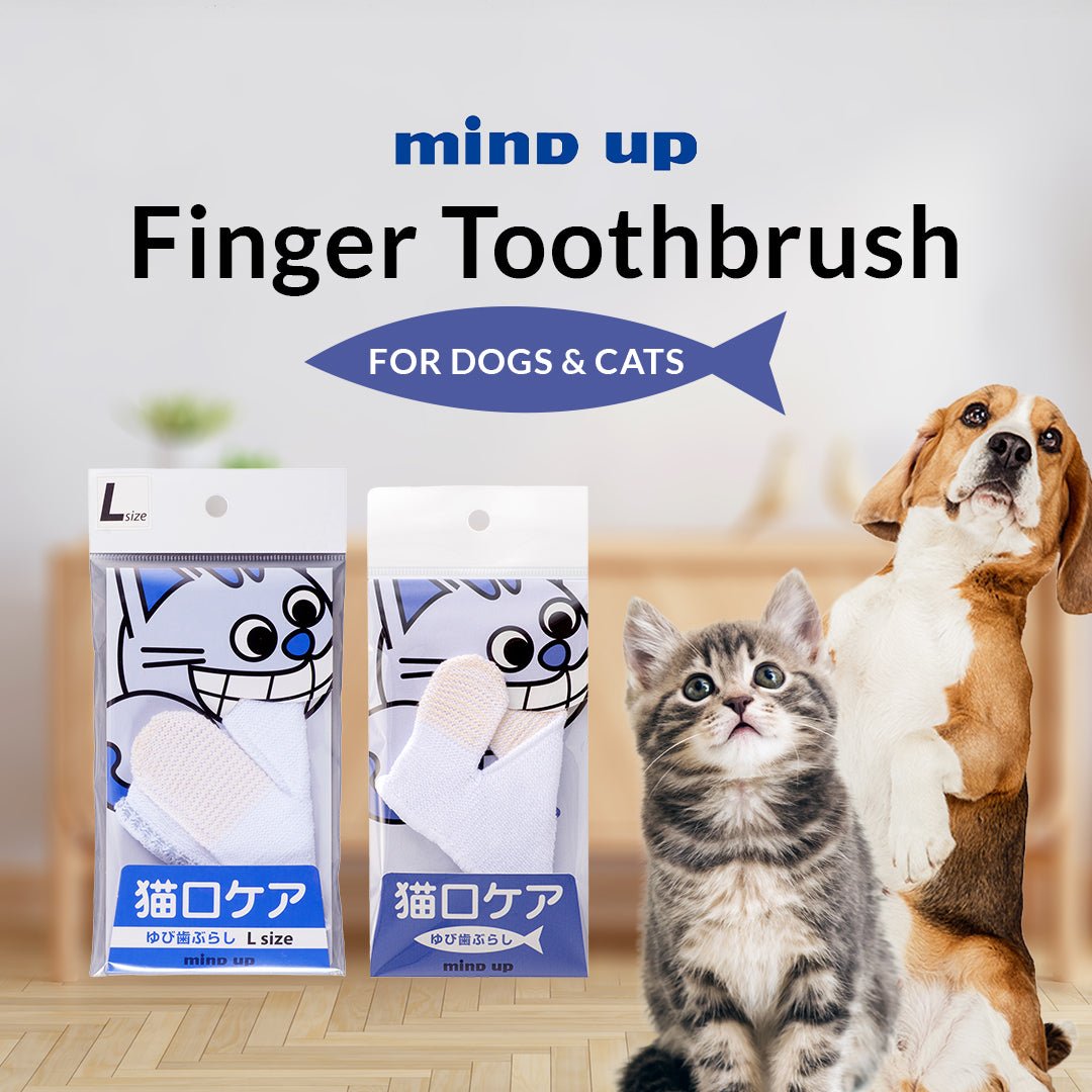 Mind Up NYANKO CARE Fingers Toothbrush For Dogs & Cats - CreatureLand