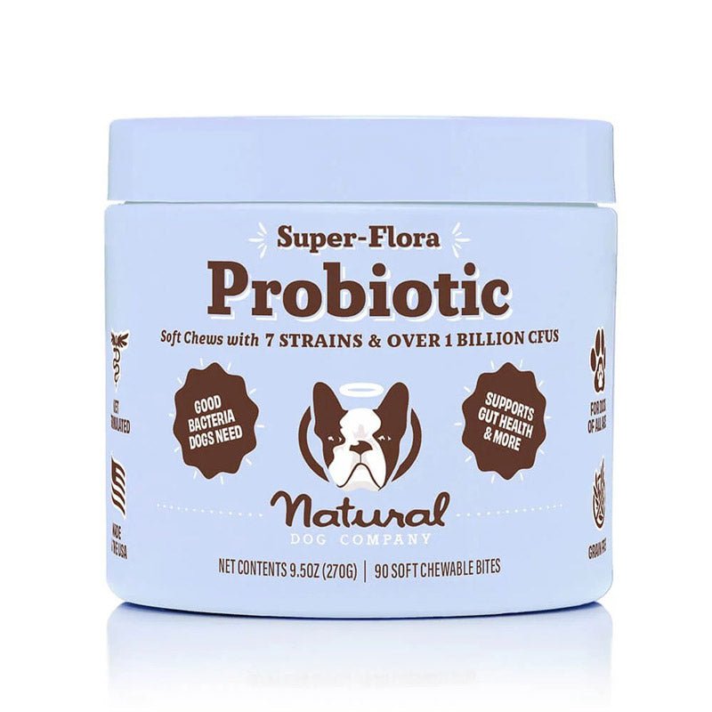 Natural Dog Company Super - Flora Probiotic Supplement - CreatureLand