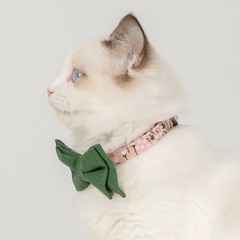 Paws Holic Graphic Cat Collar -Pink Candy - CreatureLand