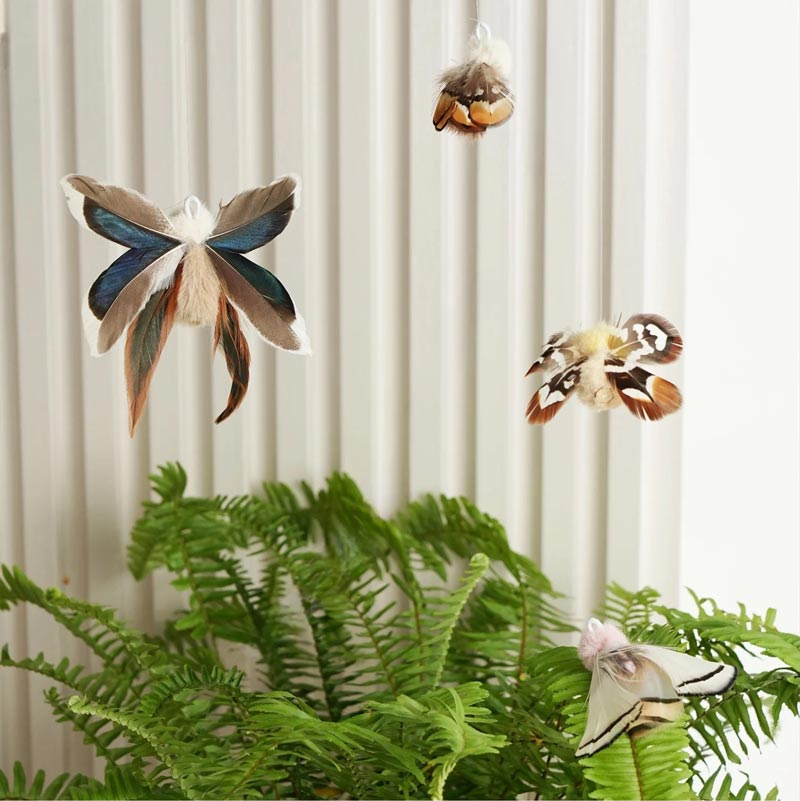 Paws Holic Insect Series Retractable Cat Teaser- Butterfly - CreatureLand