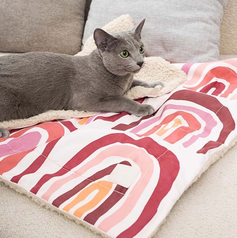 Paws Holic Pink Dream Bed Spread/Blanket - CreatureLand