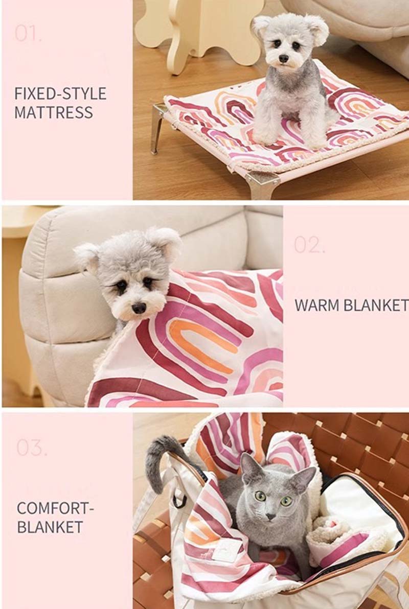 Paws Holic Pink Dream Bed Spread/Blanket - CreatureLand