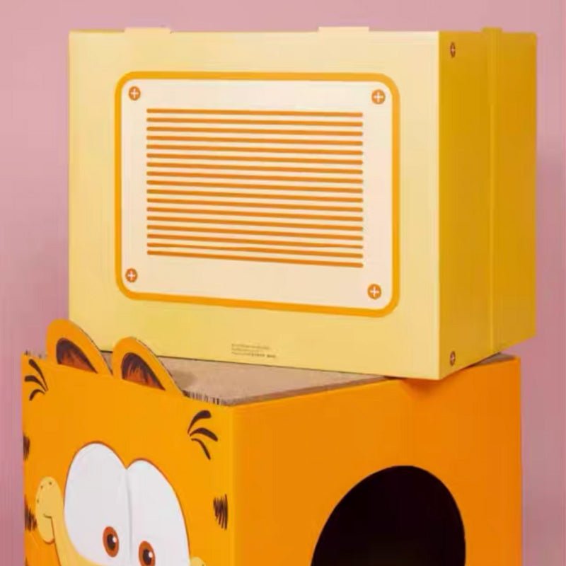 Petsville [ Petsville x Garfield ] Box Cat Scratcher (2 Sizes) - CreatureLand