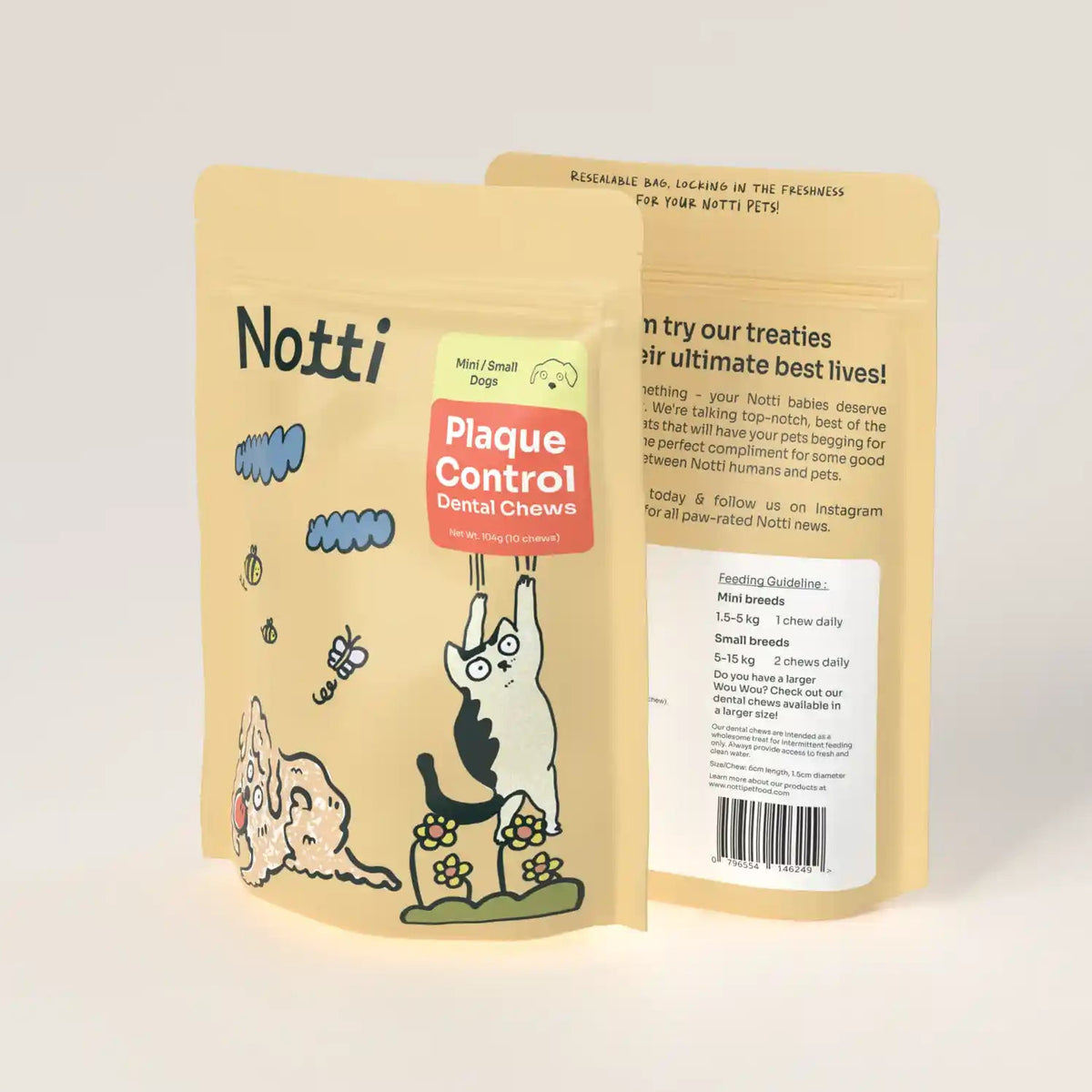 Notti Dog Plaque Control Dental Chews