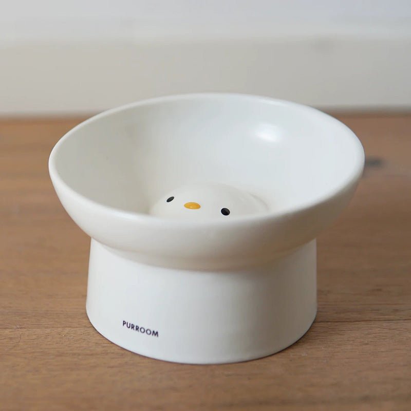 Purroom Little Chick Ceramic Slow Feeder - CreatureLand