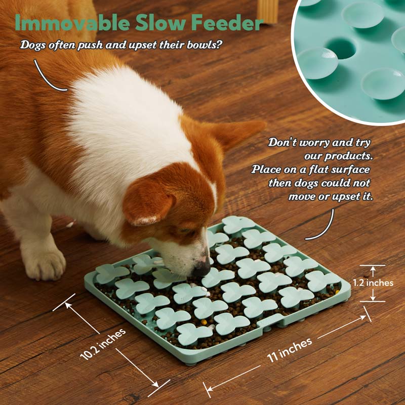 PuzzleFeeder™ Feed with Nature Slow Feeder & Lick Mat - CreatureLand