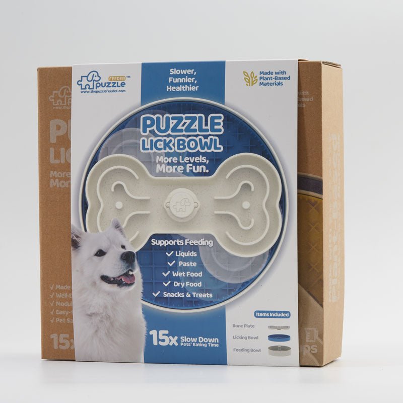 PuzzleFeeder™ Puzzle Lick Bowl For Large Dogs - CreatureLand