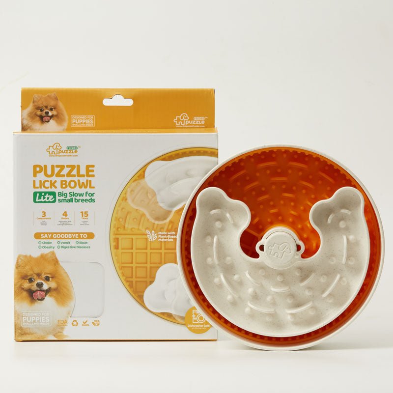 PuzzleFeeder™ Puzzle Lick Bowl Lite for S/M Dogs - CreatureLand