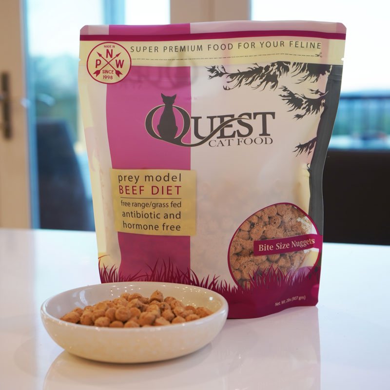 Quest Cat Food Freeze Dried Raw Beef Diet (10oz) - CreatureLand