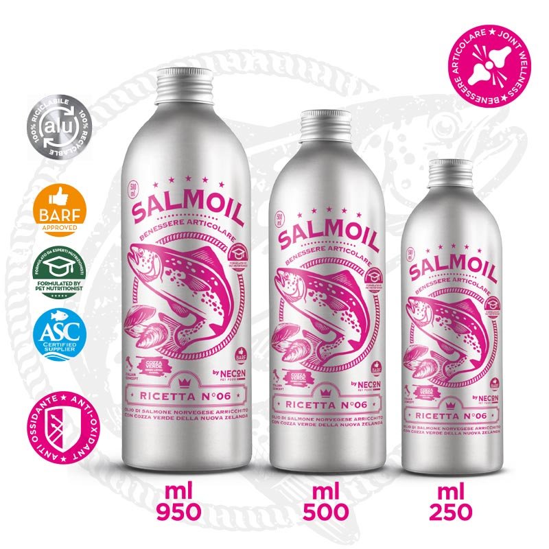 Salmoil Recipe no 6. Joint Wellness | Fish Oil For Dogs and Cats (3 Sizes) - CreatureLand