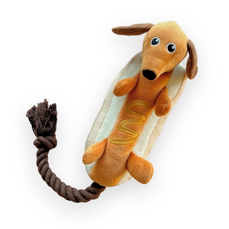 Sausage Buddy Squeaky Dog Toy