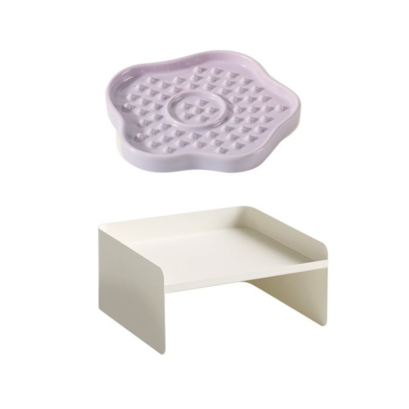 Little Bloom Slow Feeder Set [ Bowl + Stand ]