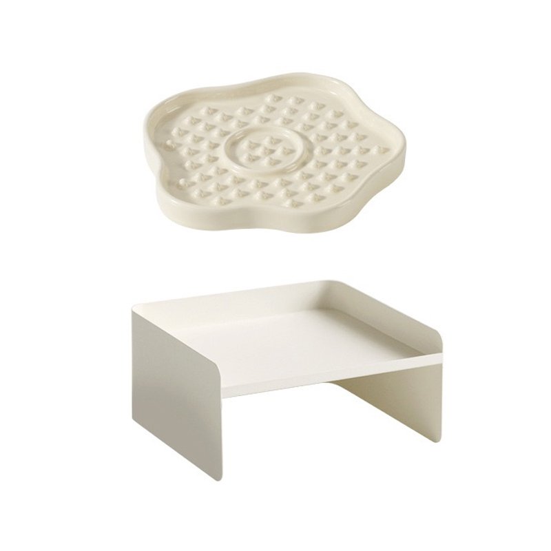 Little Bloom Slow Feeder Set [ Bowl + Stand ]