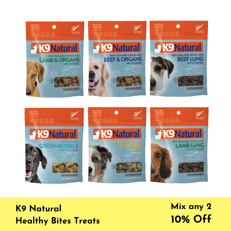 K9 Natural Healthy Bites Dog Treats Bundle