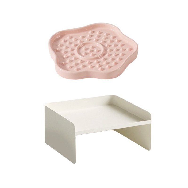 Little Bloom Slow Feeder Set [ Bowl + Stand ]