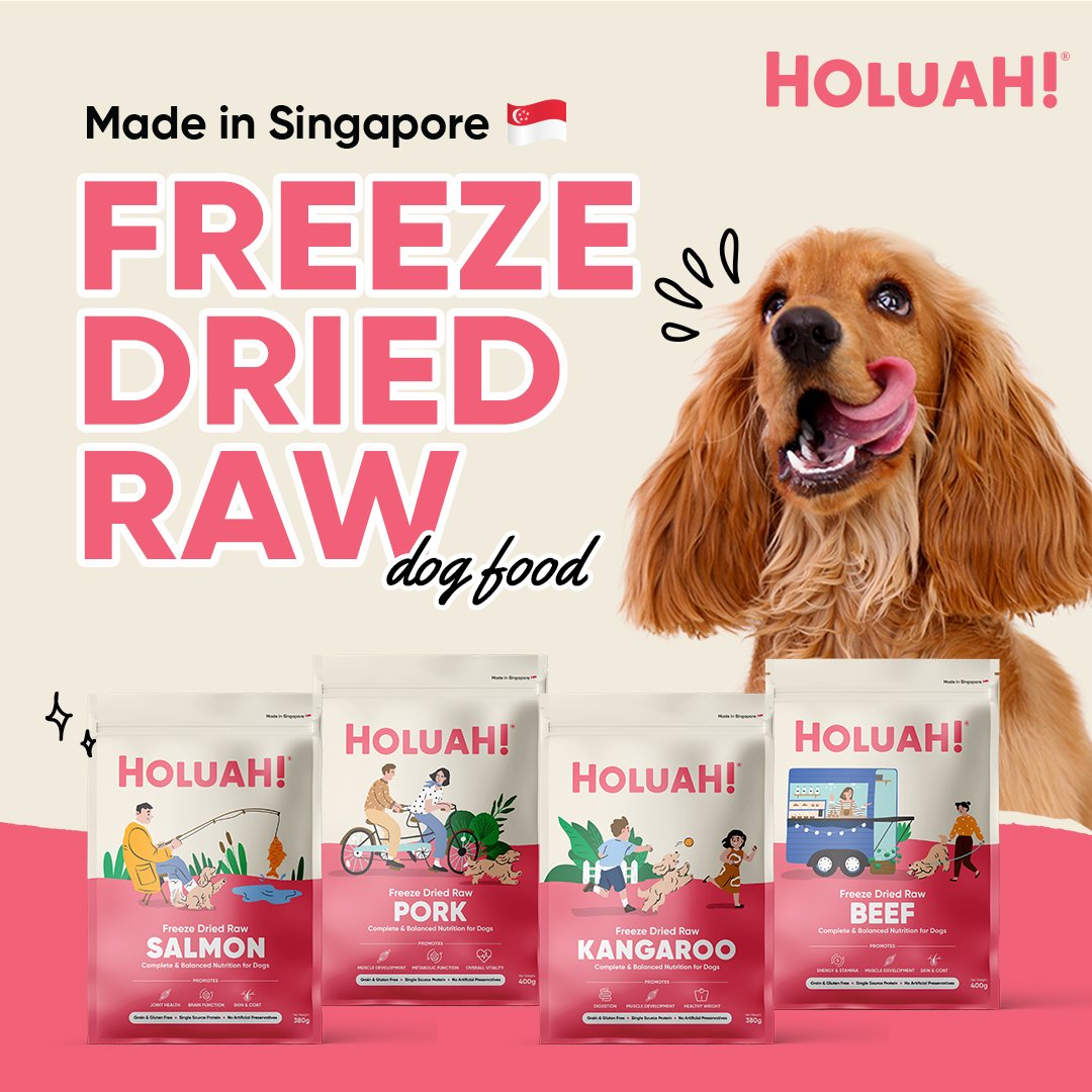 Save Extra 5% Off | Holuah! Freeze Dried Dog Food Bundle