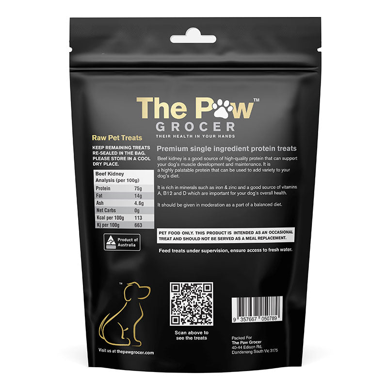 The Paw Grocer Black Label Beef Kidney Cat Dog Treats CreatureLand