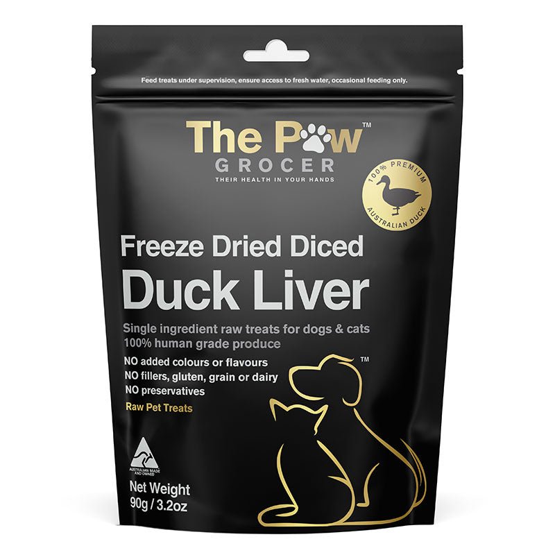 The Paw Grocer Black Label | Duck Liver Cat & Dog Treats (72g) - CreatureLand