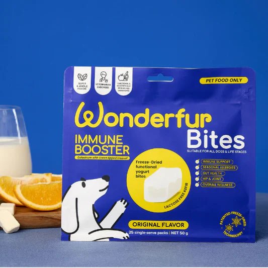 The Wonderfur Company Immune Booster Yogurt Bites for Dogs - CreatureLand