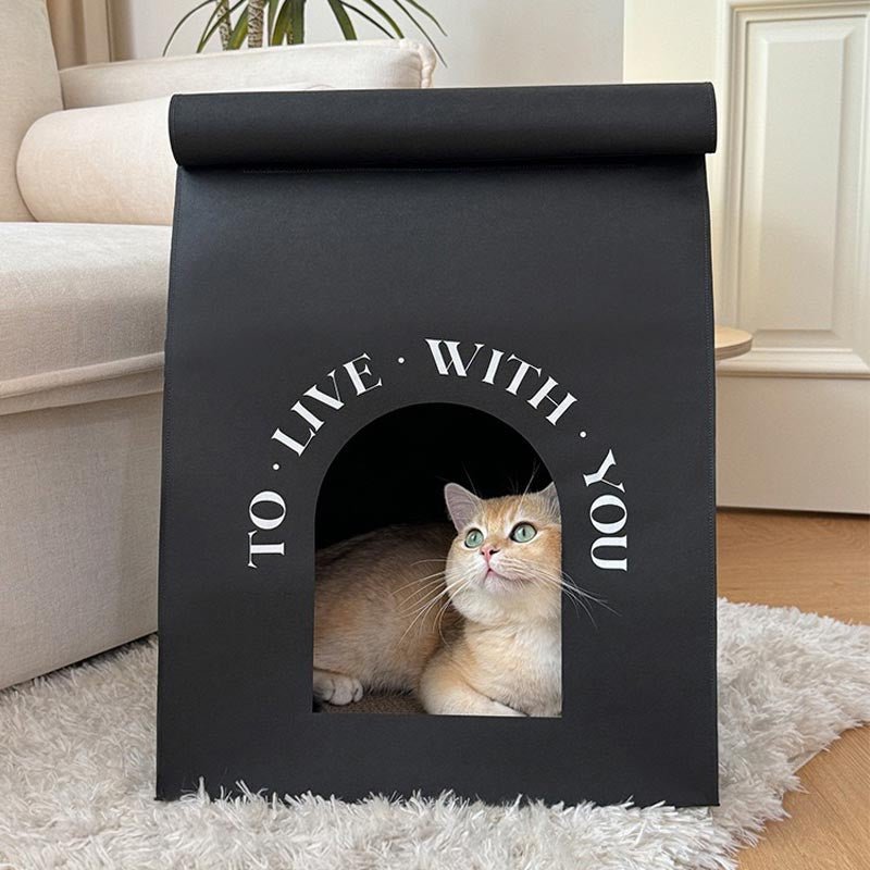 Toocat Kraft Paper Bag Cat Nest (2 Colours) - CreatureLand