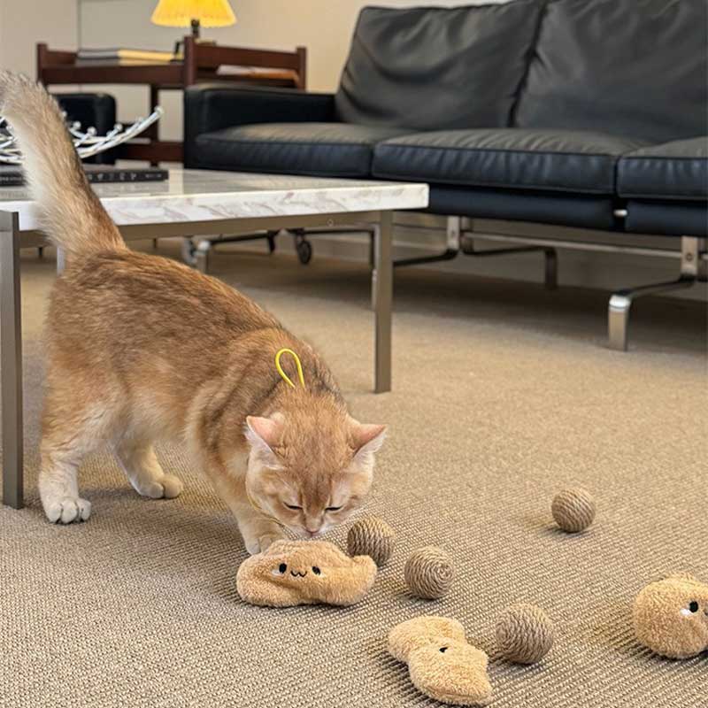 Toocat Peanut Sisal Ball Cat Toy - CreatureLand