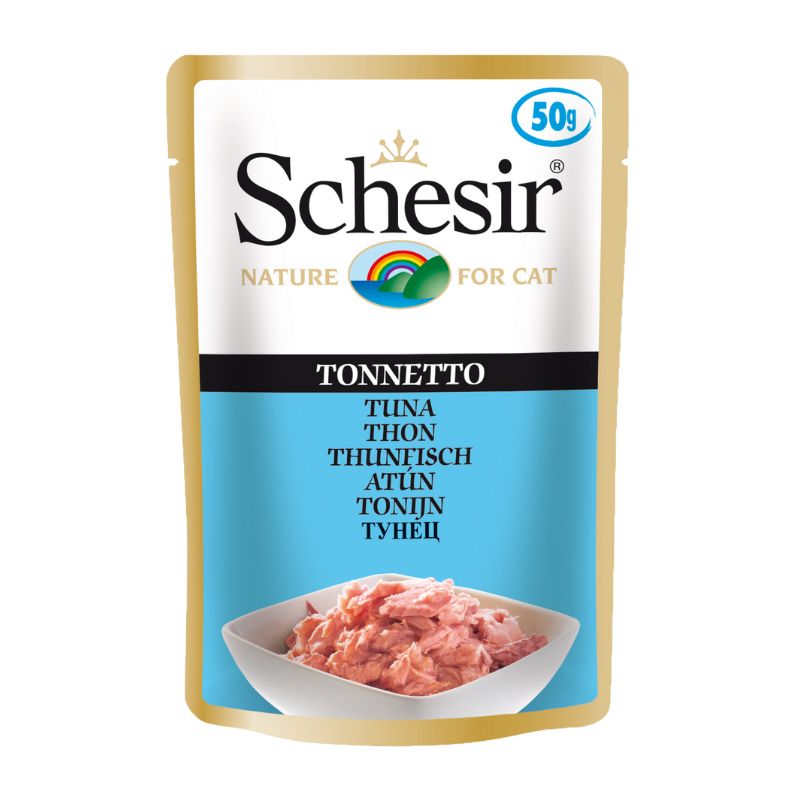 Schesir Tuna Adult Pouch Cat Food (50g)