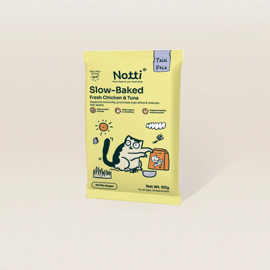 Notti Slow-Baked Grain-Free Fresh Chicken & Tuna Cat Dry Food